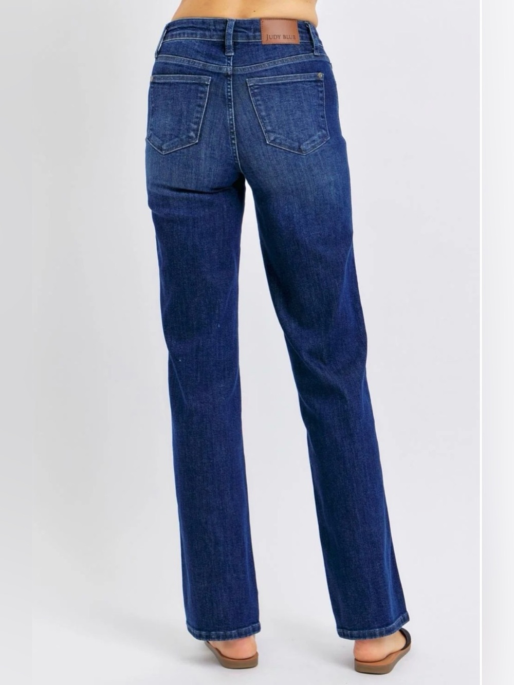 Judy Blue Mid Rise Tummy Control Classic Straight Denim Jeans 88861 Size 9 / 29